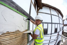 Lime Plaster application over laths