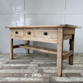 Early 19th C. Irish Pine Dairy Table