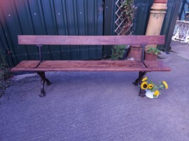 19th Century Pitch Pine Sunday School Bench