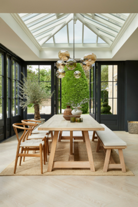 A modern orangery interior