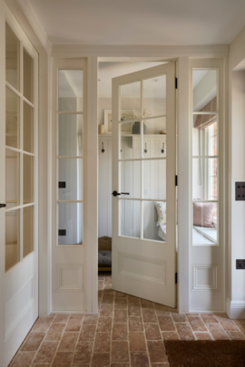 Internal doors crafted from engineered wood