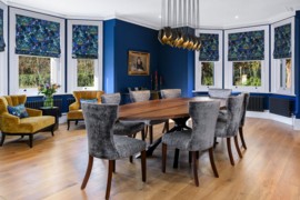 Classic Dining room with Contemporary twist